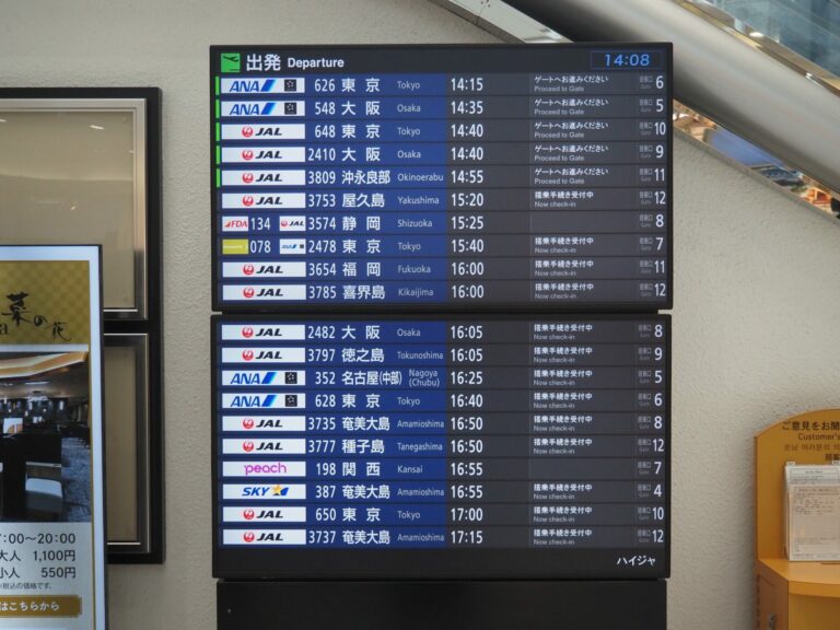 わくわくしちゃう、鹿児島空港